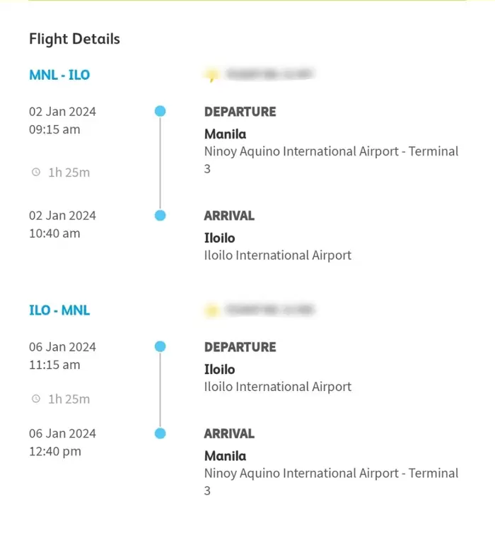 PHP 1,800 Flight ticket (Manila-Iloilo) on