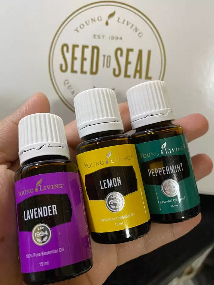 PHP 300 Young Living essential oils on hand on