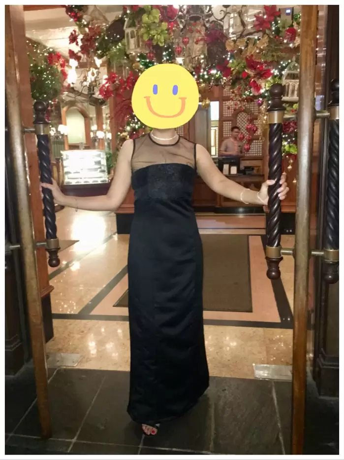 PHP 500 Tube Black gown/formal on