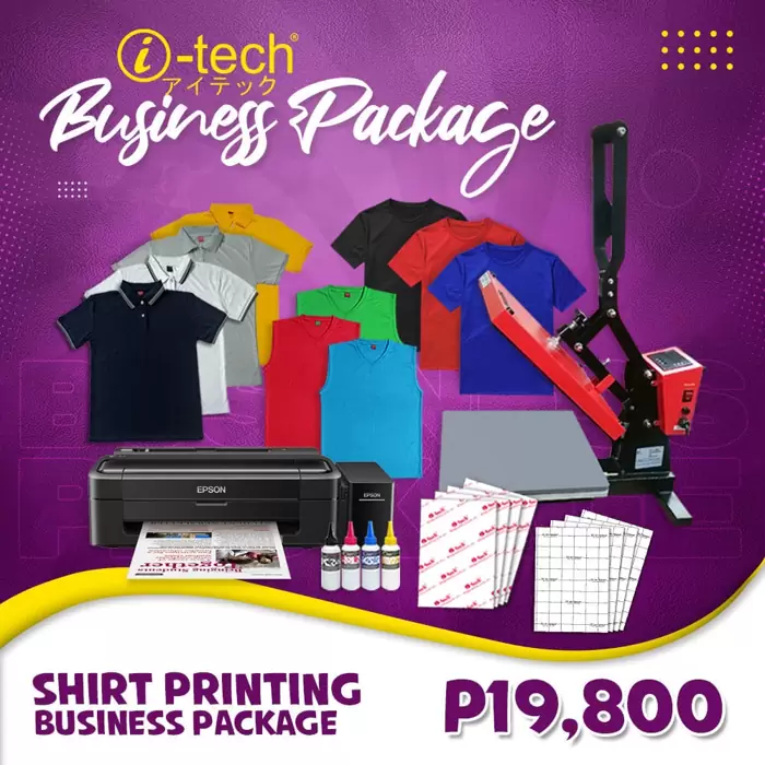 PHP 19,800 Shirt Printing Business Package on
