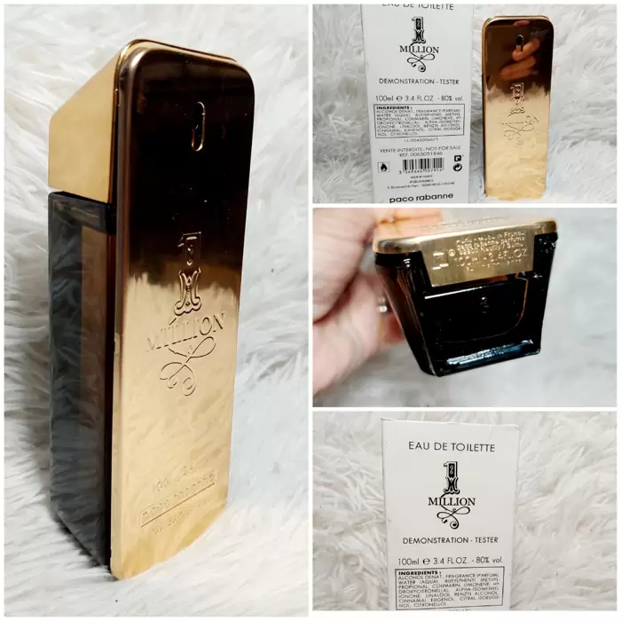 PHP 1,350 1 Million Paco Rabanne (100ml) In Tester Demo Box on