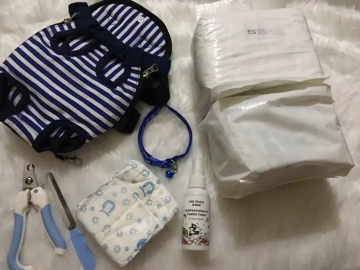 PHP 350 Pet Diapers, Bag and Grooming Set on