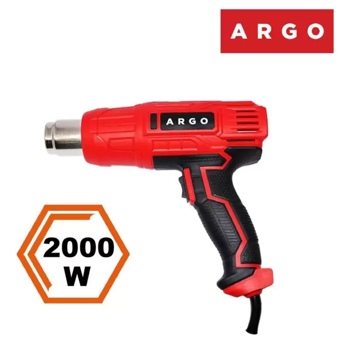 Argo Air Heat Gun 2000w with Complete Accessories on