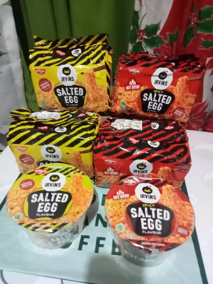 Nissin x Irvins Salted Egg Noodles from Singapore on